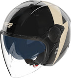 Urban-Helm Commuting Für Motorrad Nolan N20-2 Visor Schwarz / Elfenbein Impeto 344 Grösse Xxs