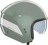 Urban-Helm Commuting Für Motorrad Nolan N20-2 Graugrün / Weiß Dolce Vita 348 Grösse S