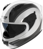 Full-Face Speeding Motorcycle Helmet Nolan N60-6 White / Black / Grey Bifase 349 Size S