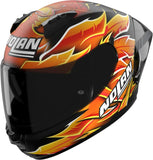 Integralhelm Speeding Für Motorrad Nolan N60-6 Sport Schwarz / Rot / Orange / Gelb Replica Iannone 360 Grösse Xxxl