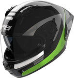 Integralhelm Speeding Für Motorrad Nolan N60-6 Sport Schwarz / Neongrün Contrasto 358 Grösse Xxs