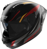 Full-Face Speeding Motorcycle Helmet Nolan N60-6 Sport Black / Red / Anthracite / Gold Lesmo 353 Size L