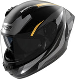 Integralhelm Speeding Für Motorrad Nolan N60-6 Sport Schwarz / Grau / Anthrazit / Gold Lesmo 354 Grösse Xxxl