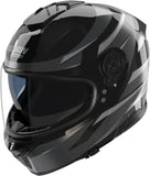Integralhelm Speeding Für Motorrad Nolan N80-8 Schwarz / Anthrazit / Chromsilber Fervo 356 Grösse S