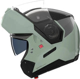 Klapphelm Travelling Für Motorrad Nolan N90-3 06 Schwarz / Grün Grau Verniciatura Speciale 349 Grösse Xs