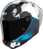 Integralhelm Speeding Für Motorrad Nolan X-804 Rs Ultra Carbon Blau Liquido / Checa Checa 30Th Anniversary Special Edition 355 Grösse Xxxl