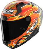 Integralhelm Speeding Für Motorrad Nolan X-804 Rs Ultra Carbon Carbon / Rot / Orange / Gelb Replica Iannone 368 Grösse Xxxl