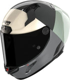 Integralhelm Speeding Für Motorrad Nolan X-804 Rs Ultra Carbon Carbon / Grüngrau / Anthrazit / Elfenbein Blocco 370 Grösse Xxxl